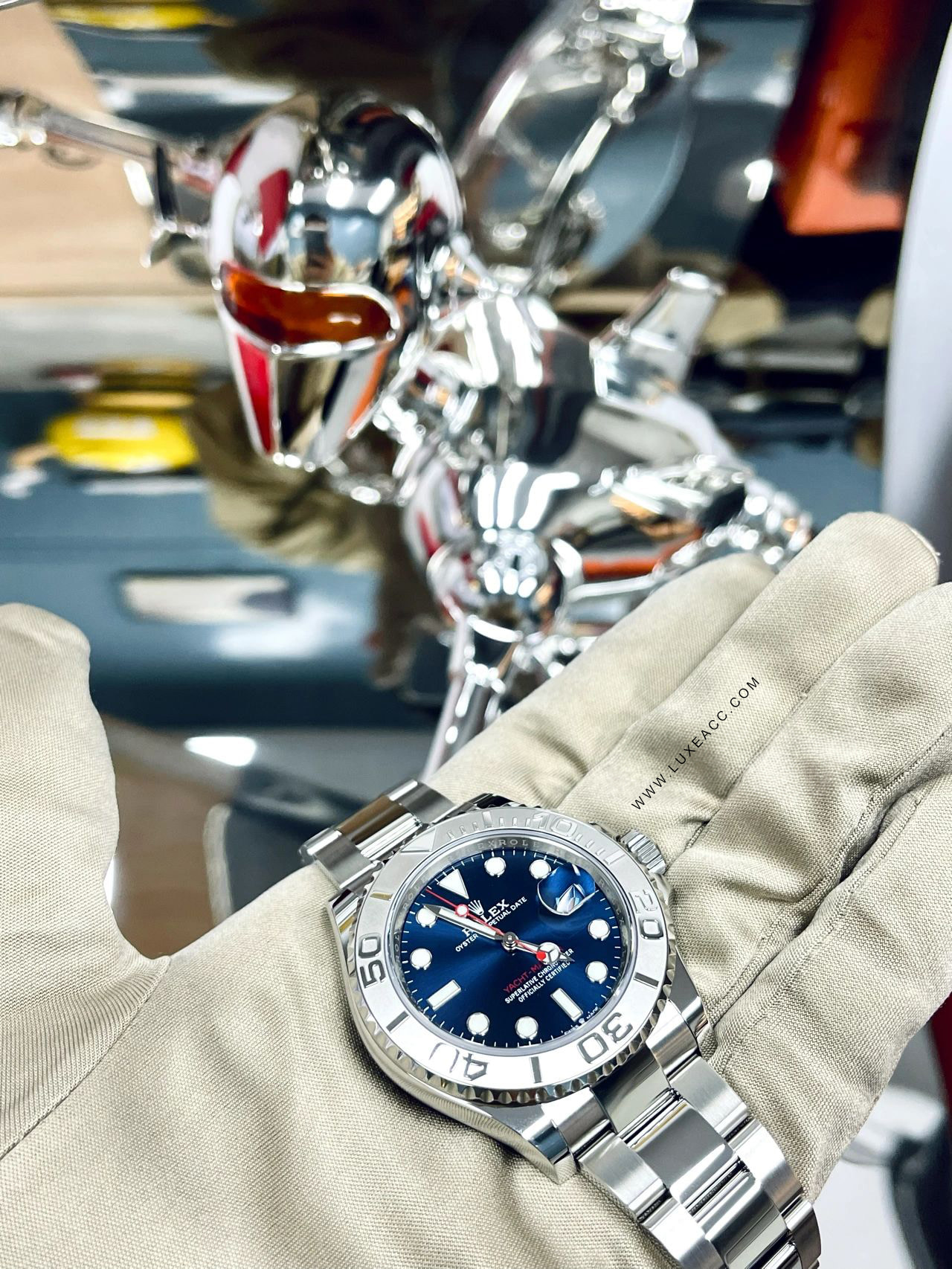 ROLEX YACHT MASTER COLLECTION M126622 0002 WATCH. 4